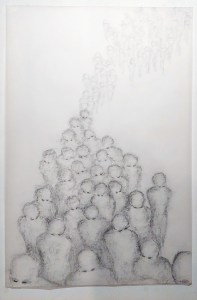 Silhouettes-contemporary drawing-Marie Lechat